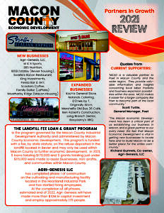 A page of the business review