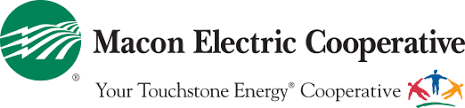 Macon electric cooperative logo.