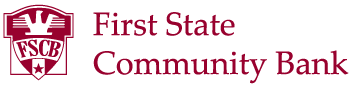 First state community bank logo.