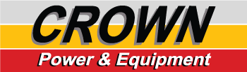 Crown power & equipment logo.